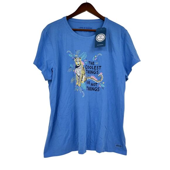 NEW Life is Good plus size The Coolest things are not things crusher t-shirt XXL - Picture 1 of 7